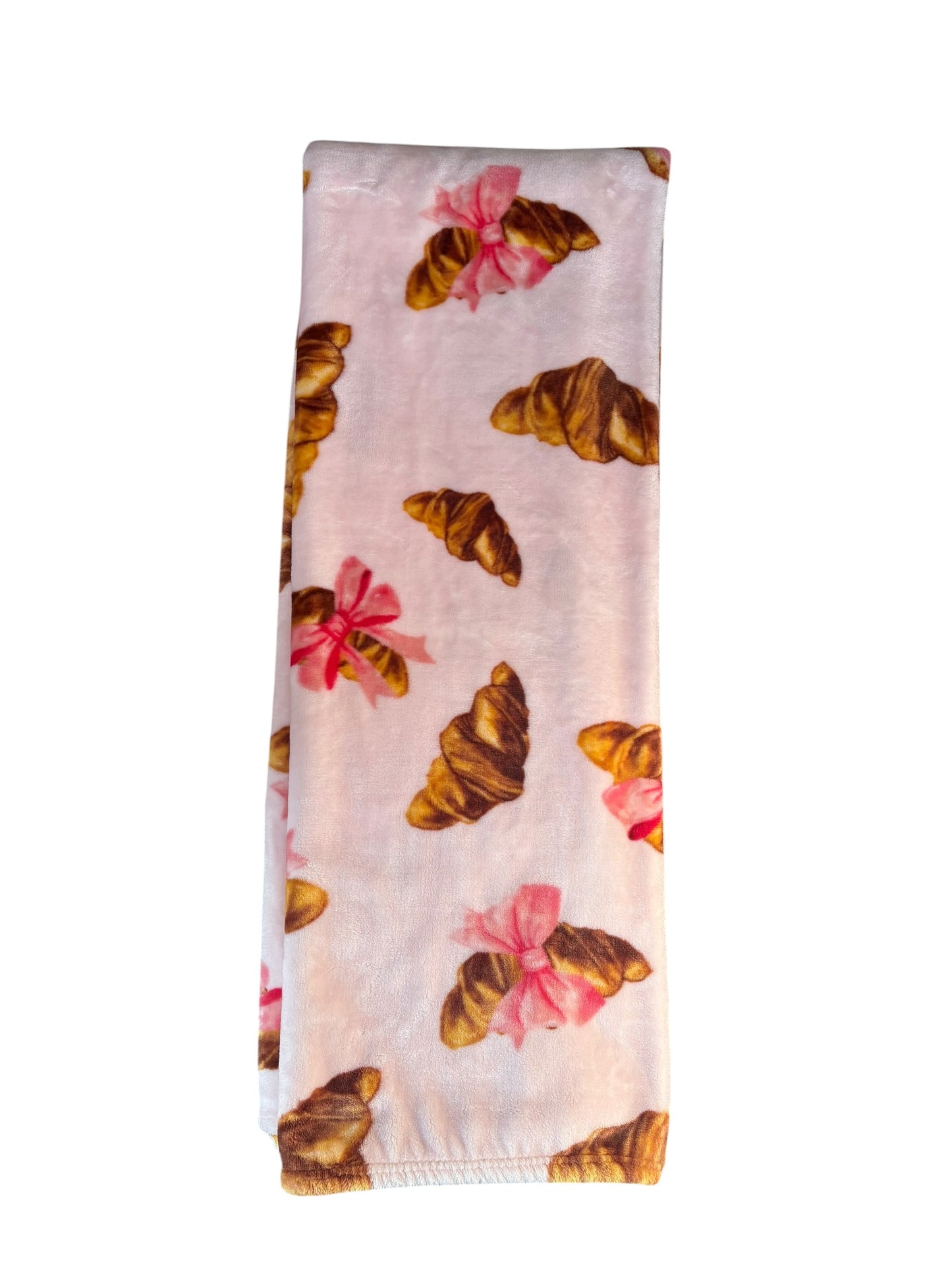 Coquette Croissant Throw Blanket