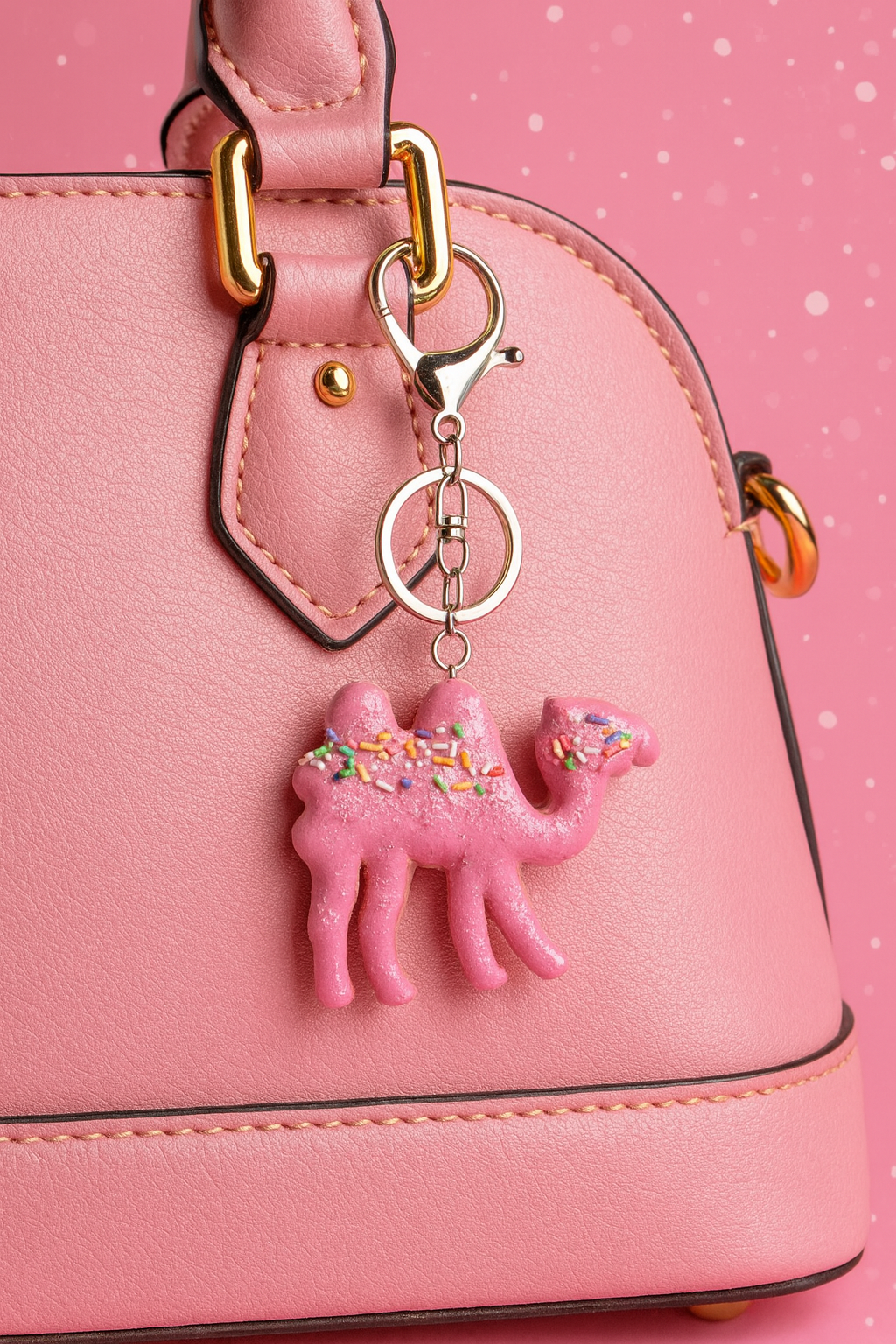 Frosted Animal Cookie Keychain