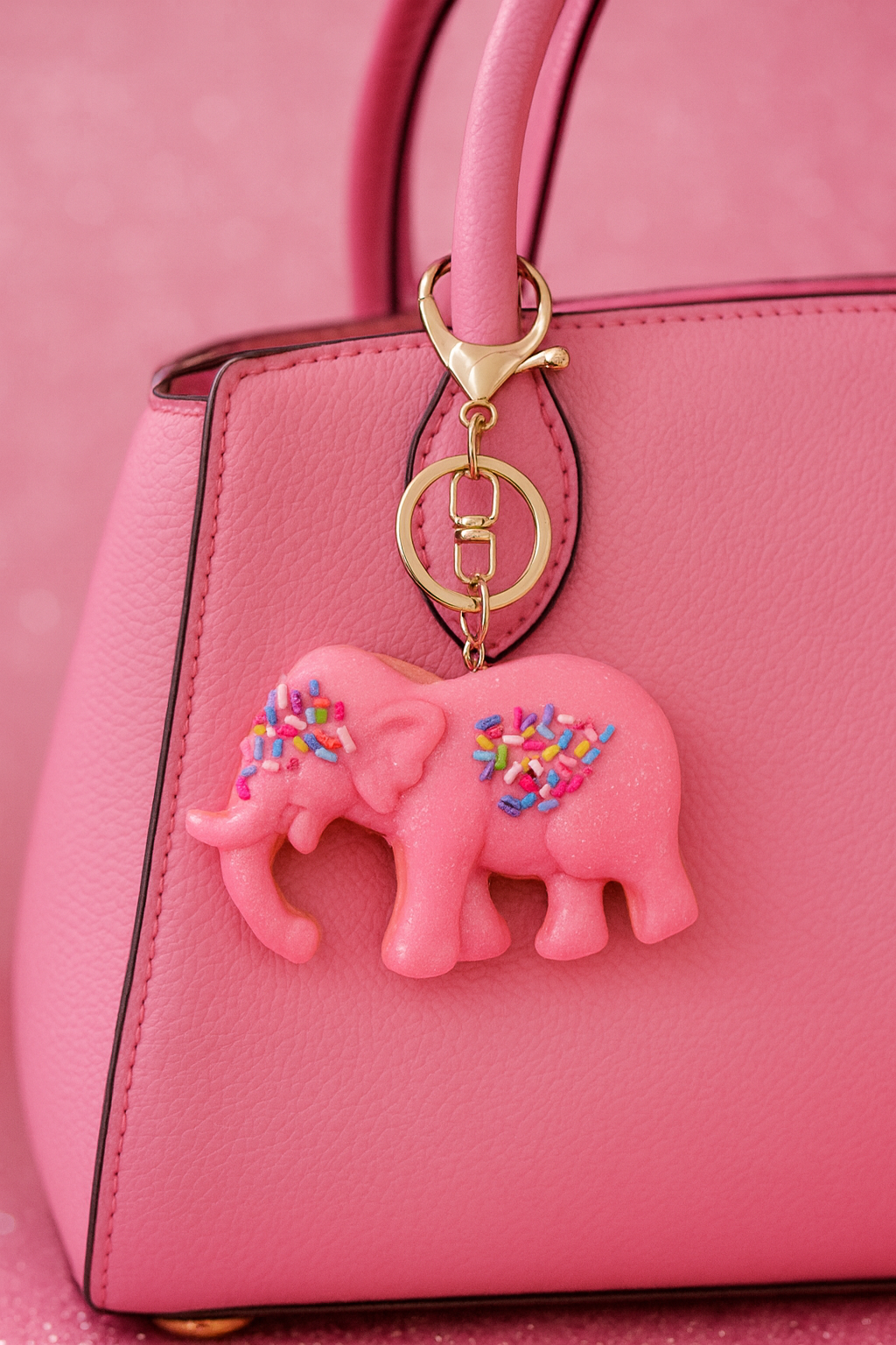 Frosted Animal Cookie Keychain