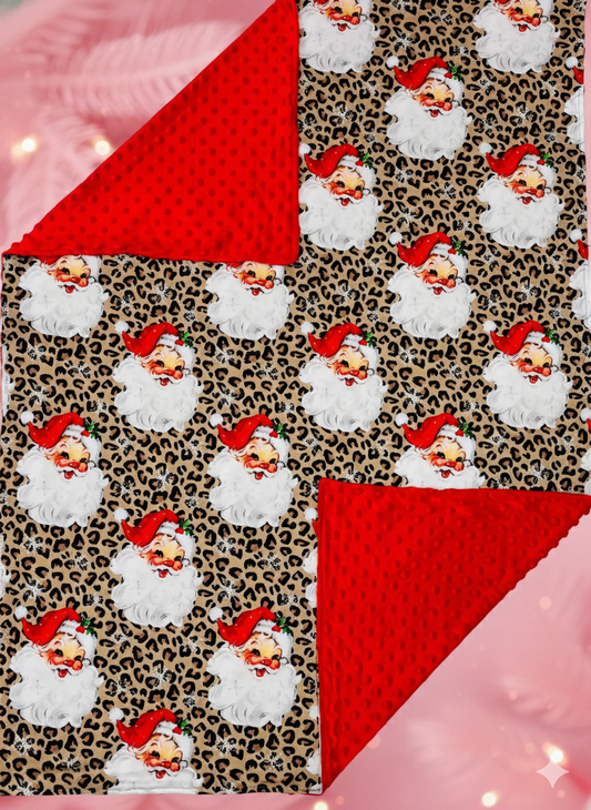 “Santa Snuggles” Mini Travel Blanket