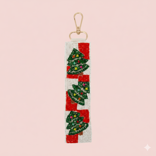 Merry & Bright Beaded Wristlet