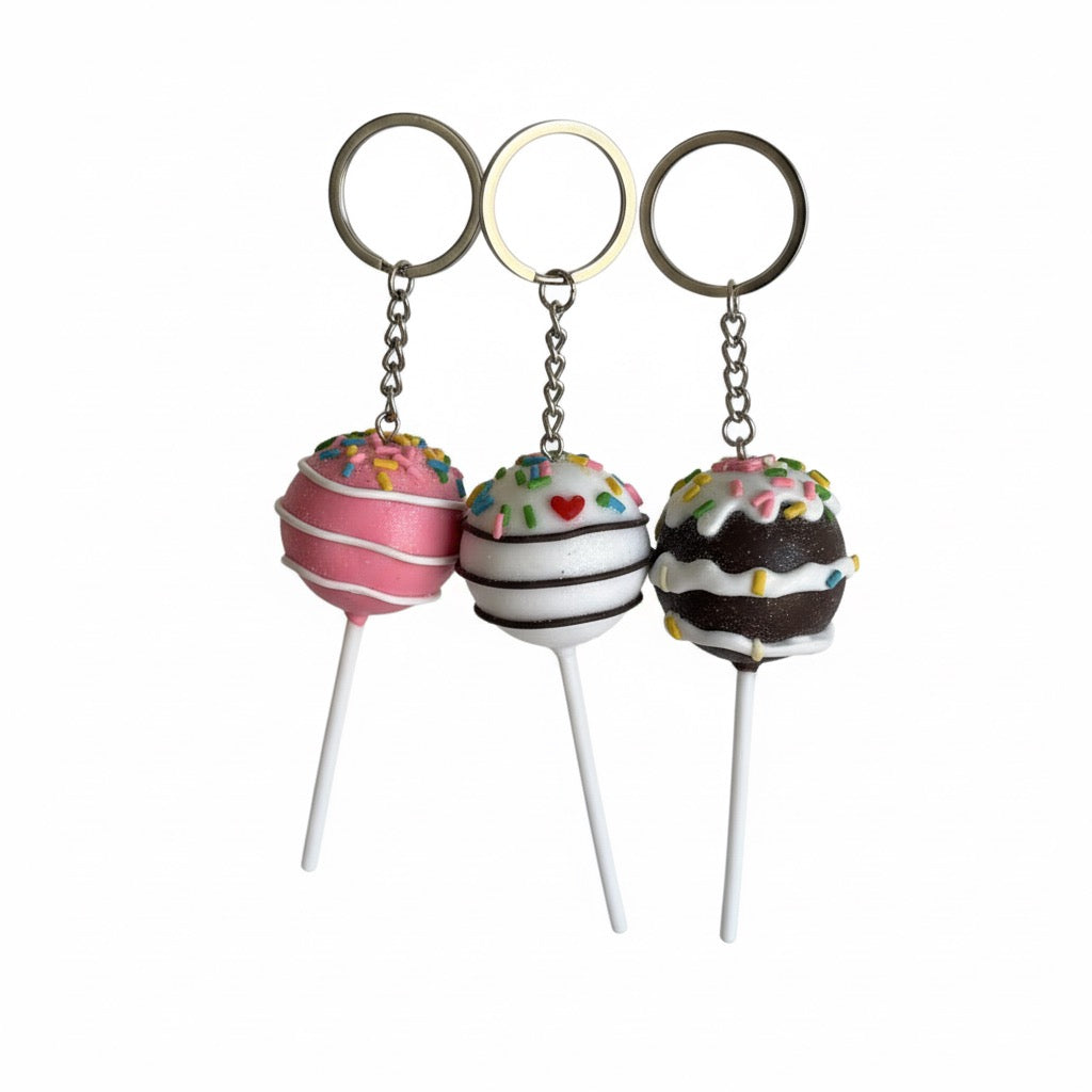 Cake Pop Keychain