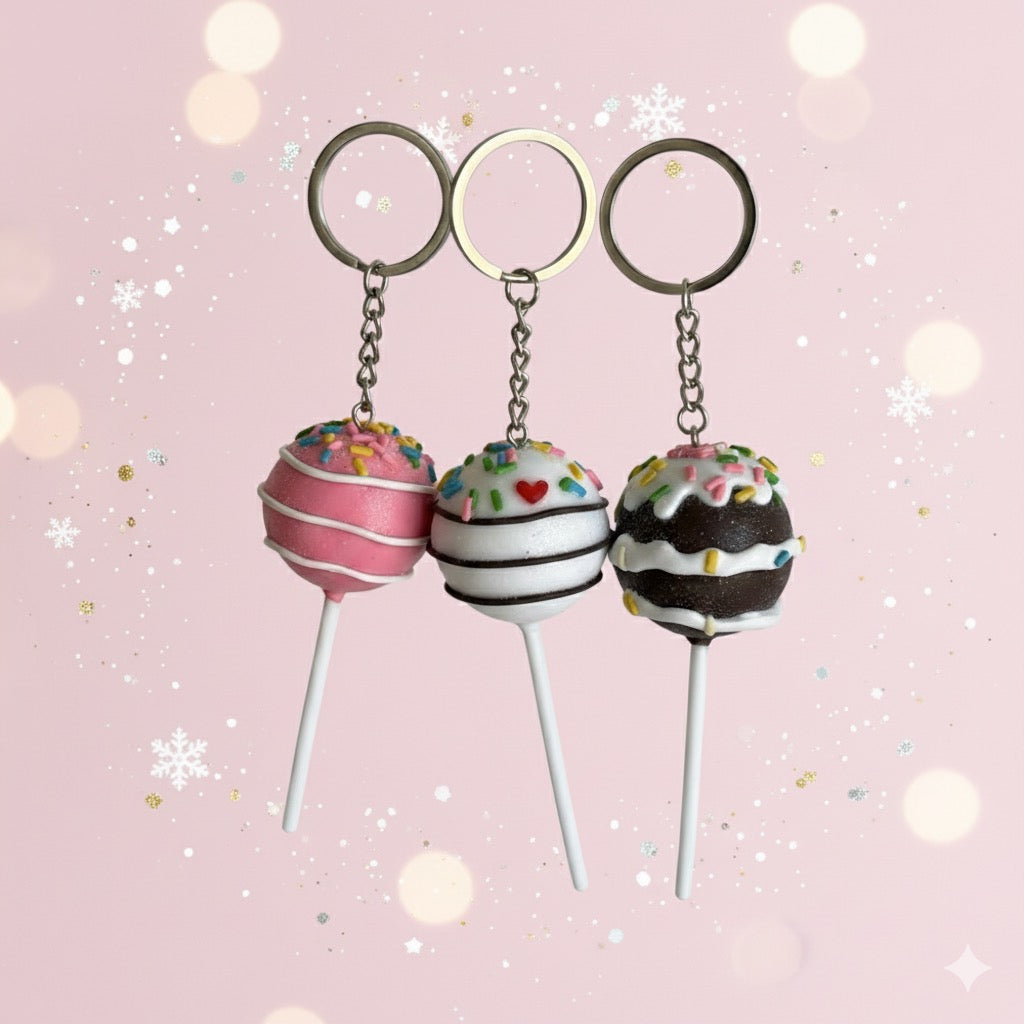 Cake Pop Keychain