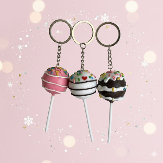 Cake Pop Keychain